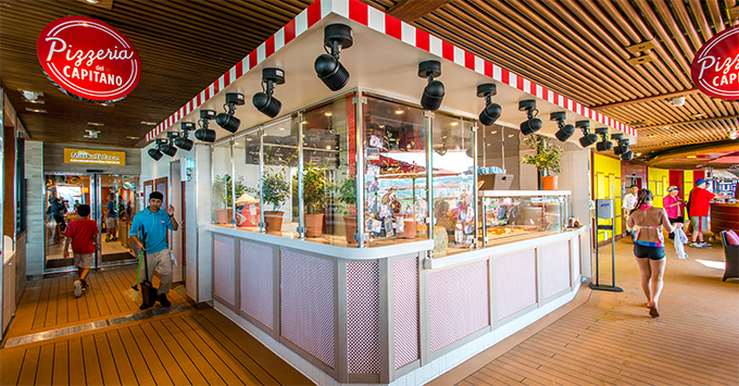 Carnival Vista Pizzeria del Capitano (Photo: Cruise Critic) Carnival Vista Pizzeria del Capitano